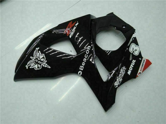 Glossy Black Red Beacon Motul 2009-2016 Suzuki GSXR 1000 Motorcycle Fairings