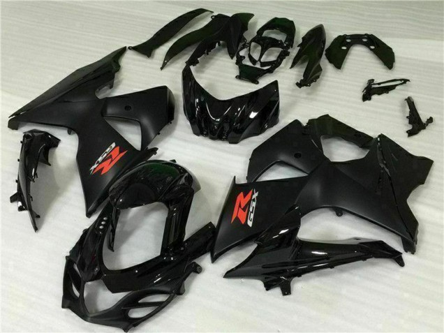 Glossy Black Matte Black 2009-2016 Suzuki GSXR 1000 Motorcycle Fairing