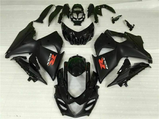 Glossy Black Matte Black 2009-2016 Suzuki GSXR 1000 Motorcycle Fairing