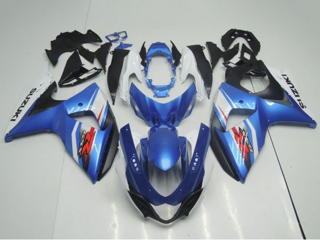 Light Blue Blue White Black OEM Style 2009-2016 Suzuki GSXR 1000 Motorcycle Fairings