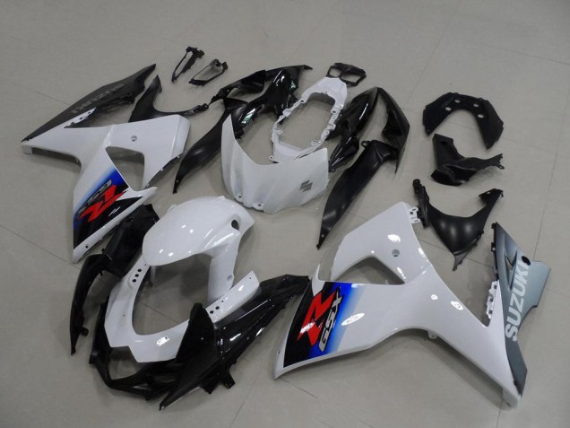 White Blue Silver Black 2009-2016 Suzuki GSXR 1000 Motorcycle Fairings