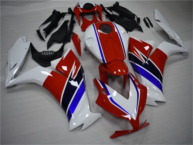 White Red Blue 2012-2016 Honda CBR1000RR Bike Fairings