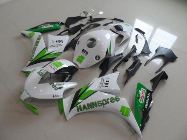 White Green Glossy Black Hannspree 2012-2016 Honda CBR1000RR Motorcycle Fairings