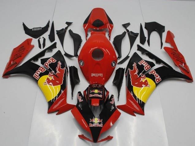 Red Black Yellow Red Bull 2012-2016 Honda CBR1000RR Motorcycle Fairings