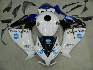 White Blue Glossy Black Konica Minolta 2012-2016 Honda CBR1000RR Motorcycle Fairings