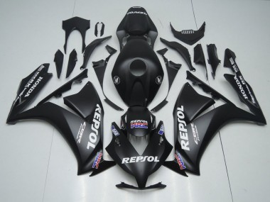Matte Black White Repsol HRC 2012-2016 Honda CBR1000RR Motorcycle Fairings