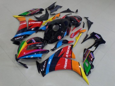Blue Red Yellow Green Glossy Black Rainbow 2012-2016 Honda CBR1000RR Motorcycle Fairings