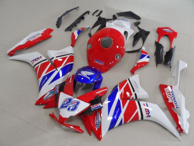 White Red Blue HRC 23 2012-2016 Honda CBR1000RR Motorcycle Fairings