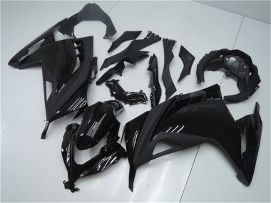 Glossy Black Matte Black 2013-2024 Kawasaki Ninja 300 EX300R Motorcycle Fairings