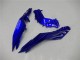Blue Black White Flame 2013-2024 Kawasaki Ninja 300 EX300R Motorcycle Fairings