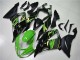 Green Yellow Glossy Black Matte Black 2013-2018 Kawasaki ZX6R Motorcycle Fairings