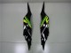 Green Yellow Glossy Black Matte Black 2013-2018 Kawasaki ZX6R Motorcycle Fairings
