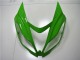 Green White Glossy Black 2013-2018 Kawasaki ZX6R Motorcycle Fairings