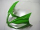Green White Glossy Black 2013-2018 Kawasaki ZX6R Motorcycle Fairings