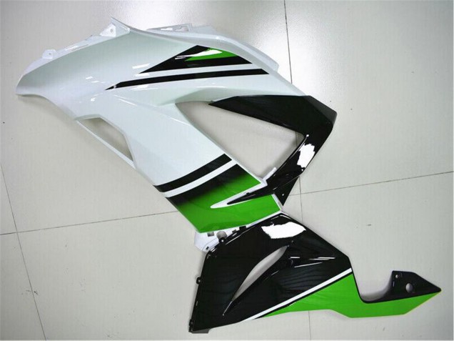 Green White Glossy Black 2013-2018 Kawasaki ZX6R Motorcycle Fairings