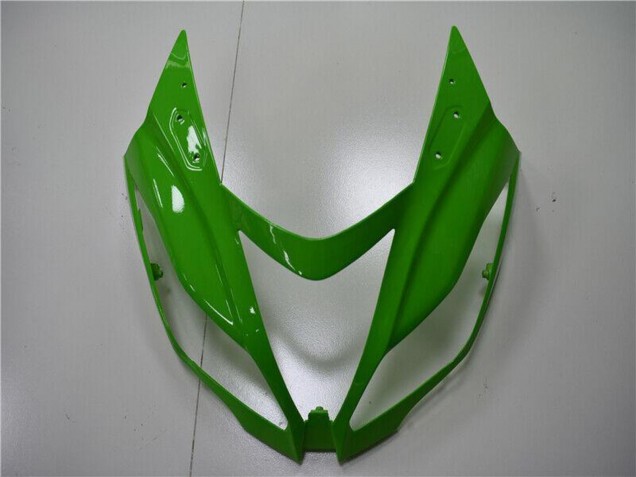 Green Glossy Black 2013-2018 Kawasaki ZX6R Bike Fairings