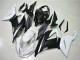 White Matte Black 2013-2018 Kawasaki ZX6R Abs Fairings