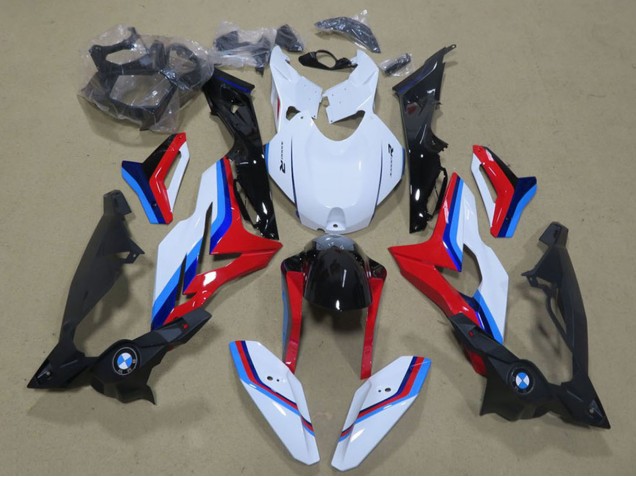 White Blue Red Black 2017-2018 BMW S1000R Motorcycle Fairings