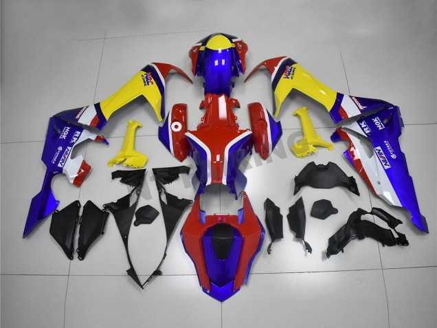 White Red Blue Yellow 2017-2023 Honda CBR1000RR Motorcycle Fairings