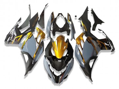 Gold Nardo Grey Black 2018-2024 Kawasaki EX400 Motorcycle Fairings