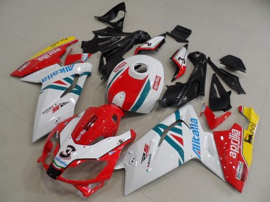 White Red Green Yellow 2006-2011 Aprilia RS125 Motorcycle Fairings