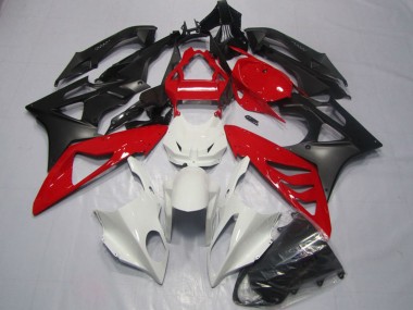 White Red Matte Black 2009-2014 BMW S1000RR Abs Fairings