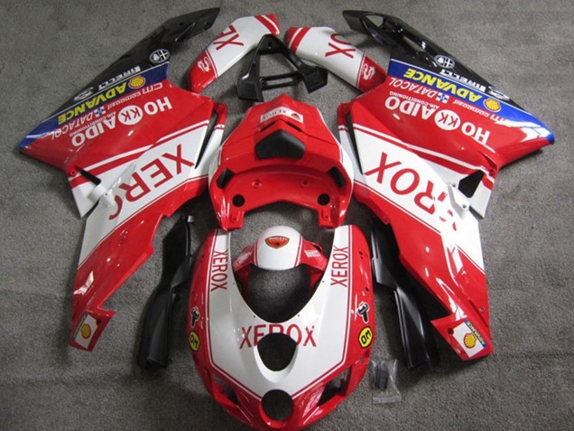 White Red Blue Glossy Black Xerox 2005-2006 Ducati 749 Motorcycle Fairings