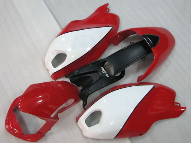 White Red 2008-2012 Ducati Monster 696 Motorcycle Fairings