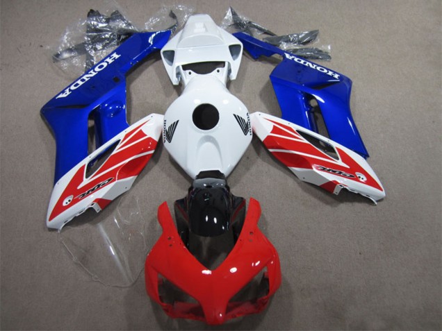 White Red Blue 2004-2005 Honda CBR1000RR Bike Fairings