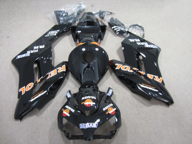 Glossy Black Orange Repsol 2004-2005 Honda CBR1000RR Motorcycle Fairings