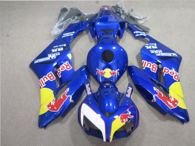 Blue Yellow White Red Bull 2004-2005 Honda CBR1000RR Motorcycle Fairings