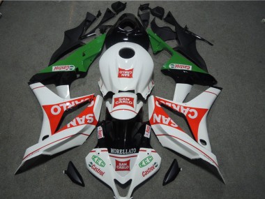 White Red Green Glossy Black San Carlo Castrol 2004-2005 Honda CBR1000RR Motorcycle Fairings