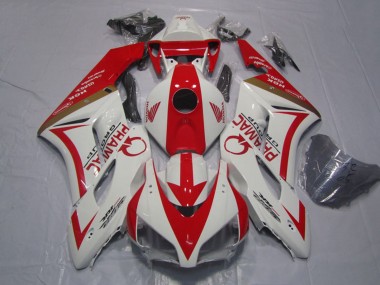 White Red Pramac 2004-2005 Honda CBR1000RR Motorcycle Fairings