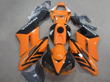 Orange Glossy Black 2004-2005 Honda CBR1000RR Motorcycle Fairing