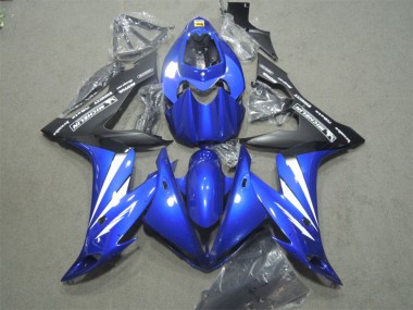 Blue White Matte Black 2004-2005 Honda CBR1000RR Motorcycle Fairings