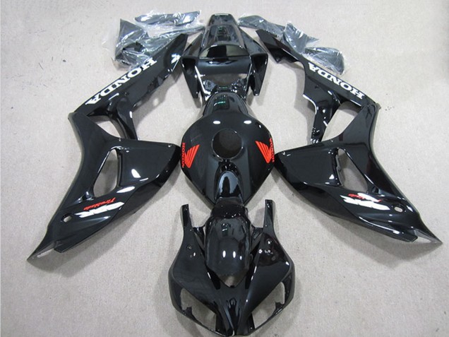Glossy Black Red 2006-2007 Honda CBR1000RR Motorcycle Fairings