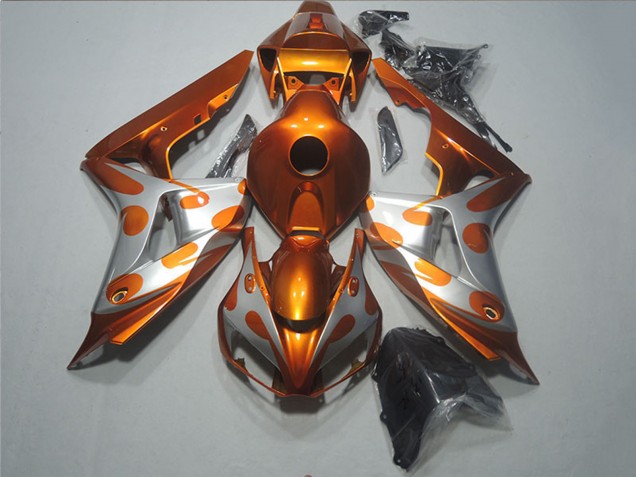 Silver Dark Gold 2006-2007 Honda CBR1000RR Motorcycle Fairings