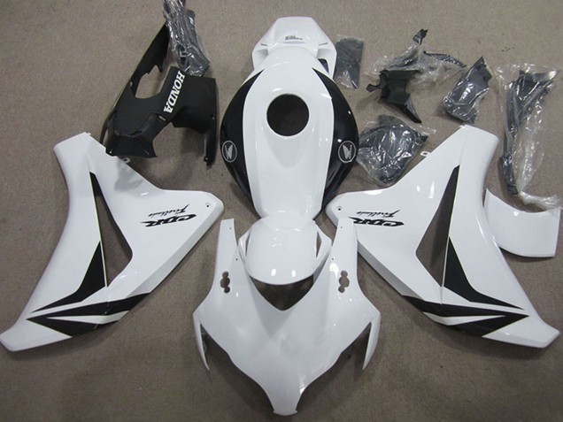 White Glossy Black Fireblade 2008-2011 Honda CBR1000RR Motorcycle Fairings