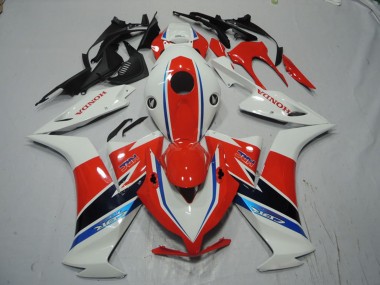 White Red Blue 2012-2016 Honda CBR1000RR Motorcycle Fairings Kits