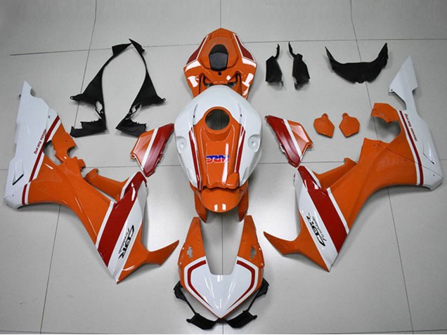 White Orange Red HRC 2017-2023 Honda CBR1000RR Motorcycle Fairings