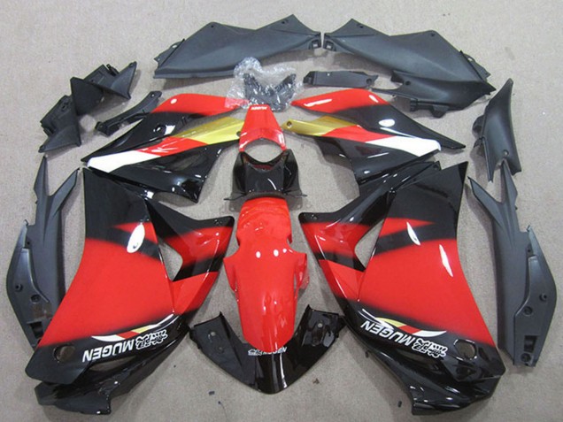 Red Gold Glossy Black 2011-2016 Honda CBR125R Motorcycle Fairings