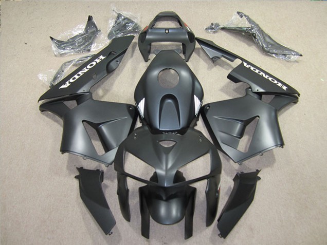 Matte Black 2005-2006 Honda CBR600RR Motorcycle Fairings Kits