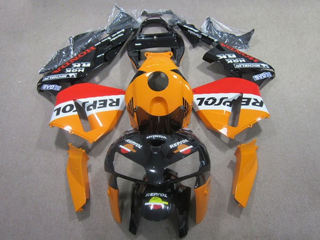 Orange White Red Glossy Black Repsol 2005-2006 Honda CBR600RR Abs Fairings
