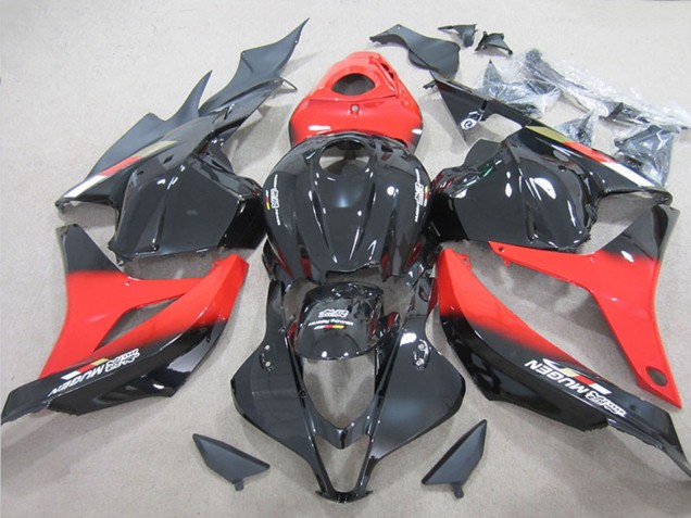 Red Glossy Black 2009-2012 Honda CBR600RR Bike Fairings