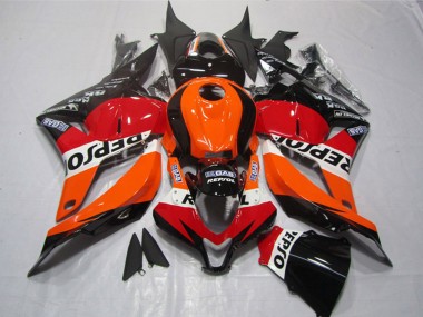 Orange White Red Glossy Black Repsol 2009-2012 Honda CBR600RR Motorcycle Plastics