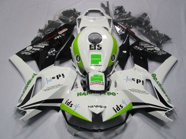 White Green Glossy Black Hannspree ETS 2013-2023 Honda CBR600RR Motorcycle Fairings