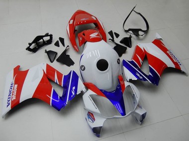 White Red Blue 2002-2013 Honda VFR 800 Motorcycle Fairings