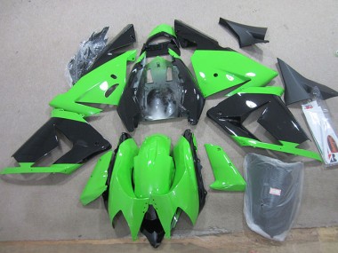 Black Green 2004-2005 Kawasaki ZX10R Motorcycle Fairings