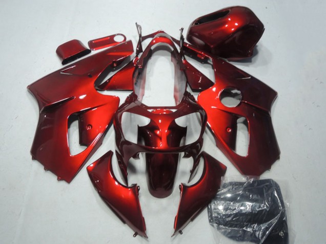Red 2002-2006 Kawasaki ZX12R Motorcycle Fairings