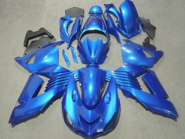 Blue 2006-2011 Kawasaki ZX14R ZZR1400 Motorcycle Fairings